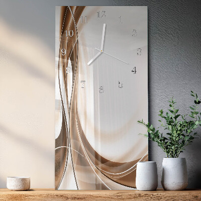 Modern vertical wall clock Pattern