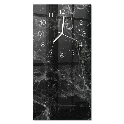 Vertical rectangular wall clock Graphite