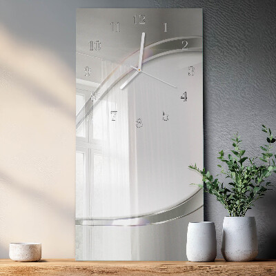 Glass clock vertical Pattern