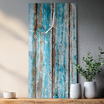 Vertical rectangular wall clock Wood