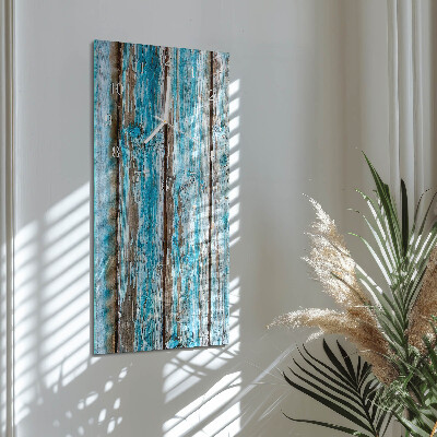 Vertical rectangular wall clock Wood