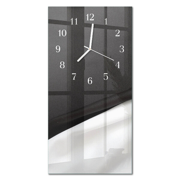 Glass clock vertical Contrast