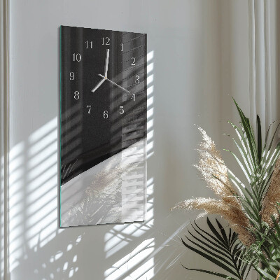 Glass clock vertical Contrast