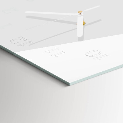 Modern vertical wall clock Abstract lines