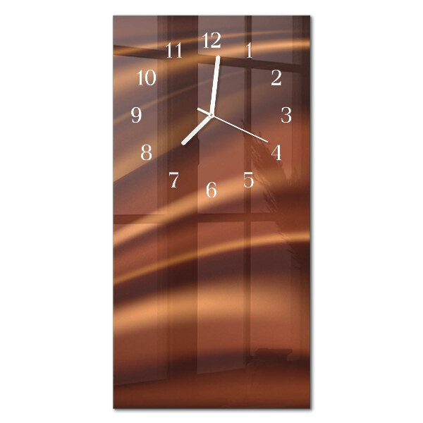 Glass clock vertical Pattern