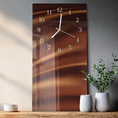 Glass clock vertical Pattern