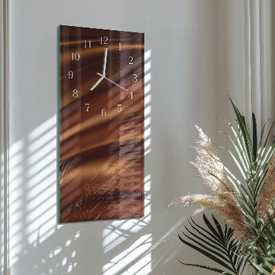 Glass clock vertical Pattern