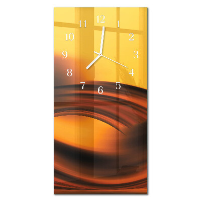 Modern vertical wall clock Abstraction