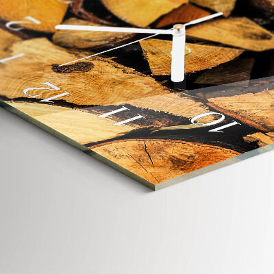 Vertical wall clock Wood