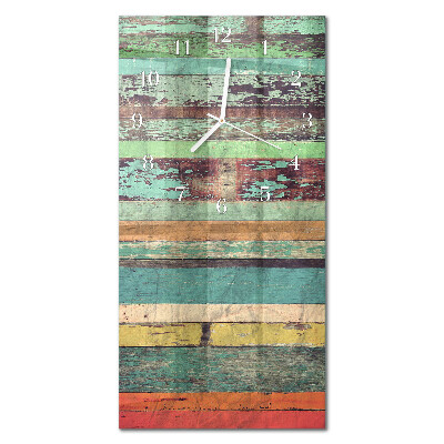 Vertical wall clock Wood
