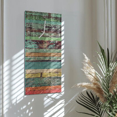 Vertical wall clock Wood