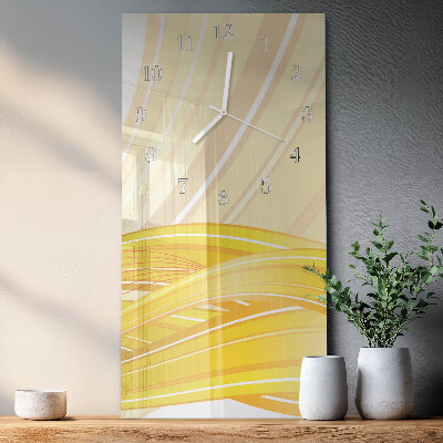 Vertical rectangular wall clock Pattern