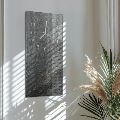 Vertical wall clock Marble wall