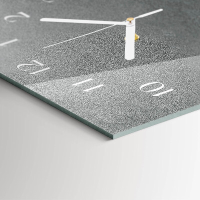 Vertical wall clock Marble wall