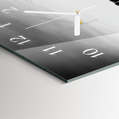 Glass clock vertical Beach
