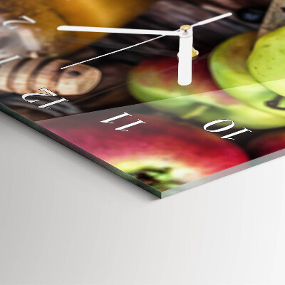 Modern vertical wall clock Apple