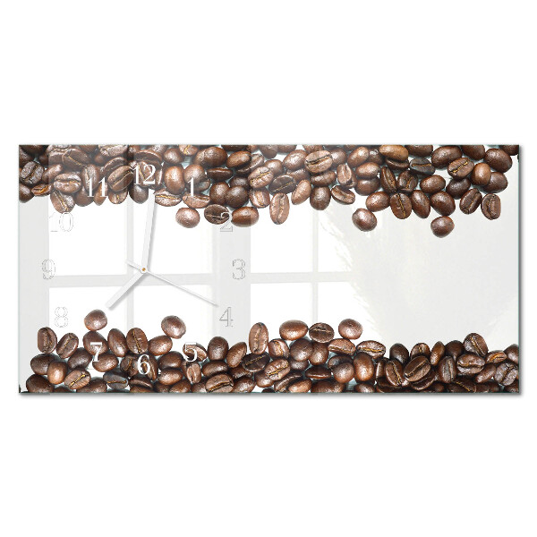 Horizontal wall clock Coffee raw material