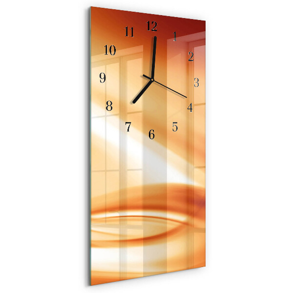 Modern vertical wall clock Abstraction