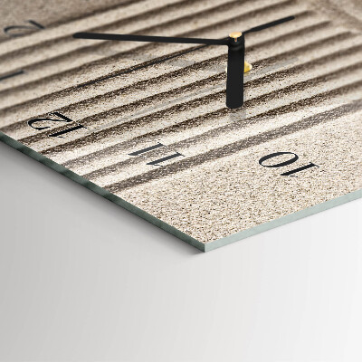 Vertical rectangular wall clock Stone