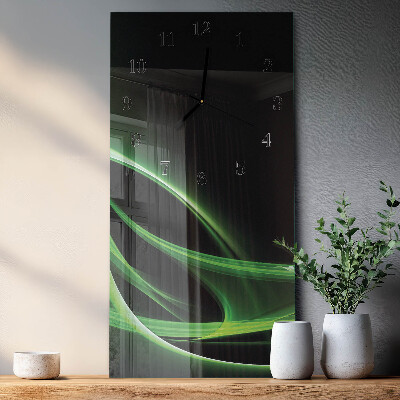 Glass clock vertical Abstraction