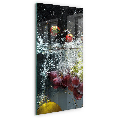 Vertical rectangular wall clock Fruit