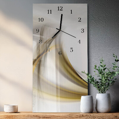 Glass clock vertical Pattern