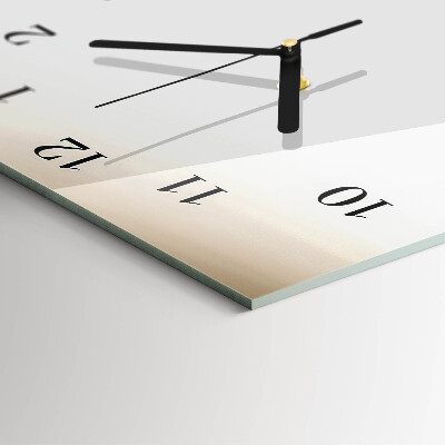Modern vertical wall clock Abstract lines