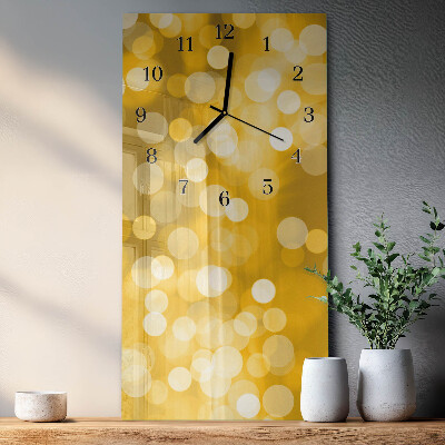 Glass clock vertical Districts