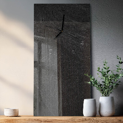 Vertical rectangular wall clock Marble