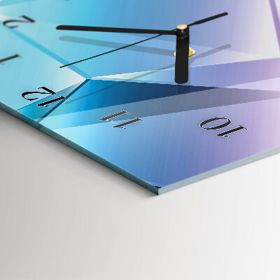 Vertical wall clock 3D pattern