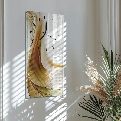 Modern vertical wall clock Abstraction