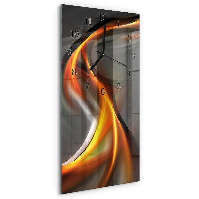 Modern vertical wall clock Abstraction
