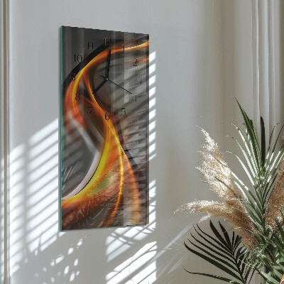 Modern vertical wall clock Abstraction