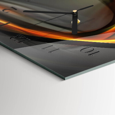 Modern vertical wall clock Abstraction