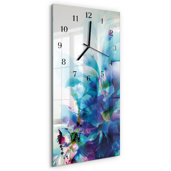 Modern vertical wall clock Abstraction