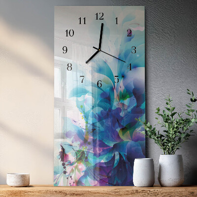 Modern vertical wall clock Abstraction