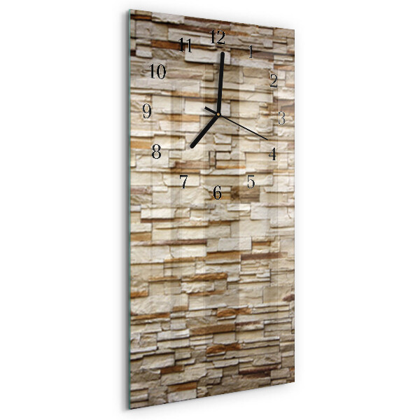 Glass clock vertical Clinker