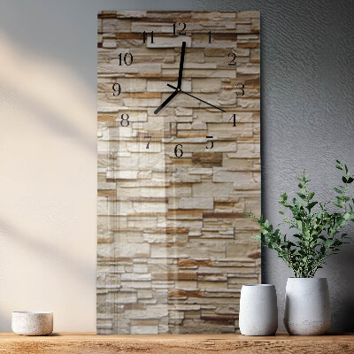 Glass clock vertical Clinker