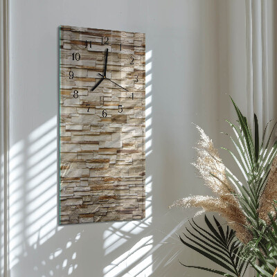 Glass clock vertical Clinker