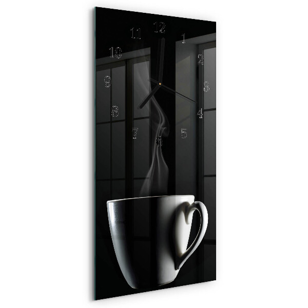 Glass clock vertical Mug