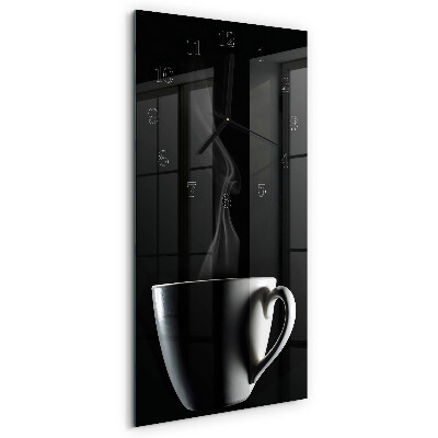 Glass clock vertical Mug