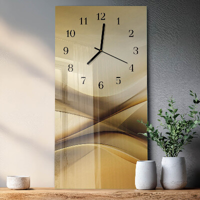 Modern vertical wall clock Abstraction