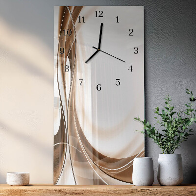 Vertical rectangular wall clock Pattern