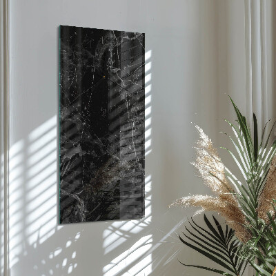 Modern vertical wall clock Graphite