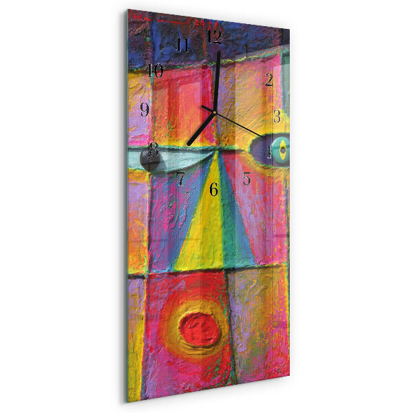 Vertical wall clock Piece
