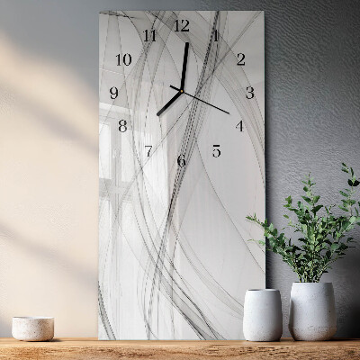 Vertical wall clock Curtain