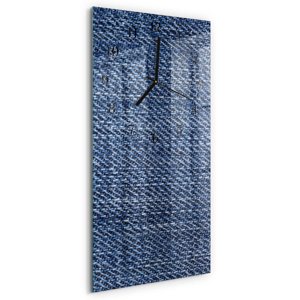Glass clock vertical Plastic