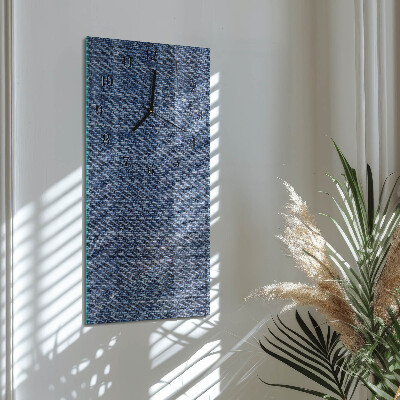 Glass clock vertical Plastic