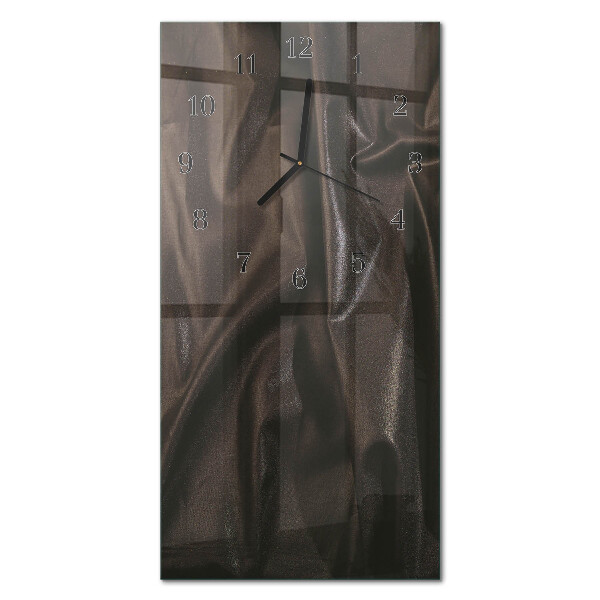 Vertical rectangular wall clock Abstract lines