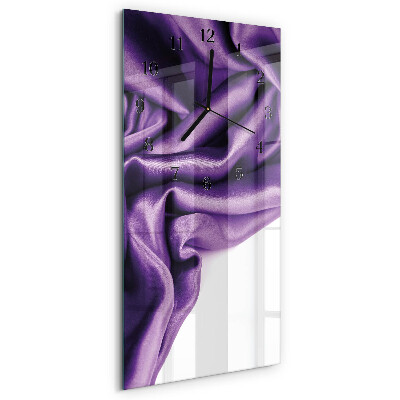 Glass clock vertical Velvet
